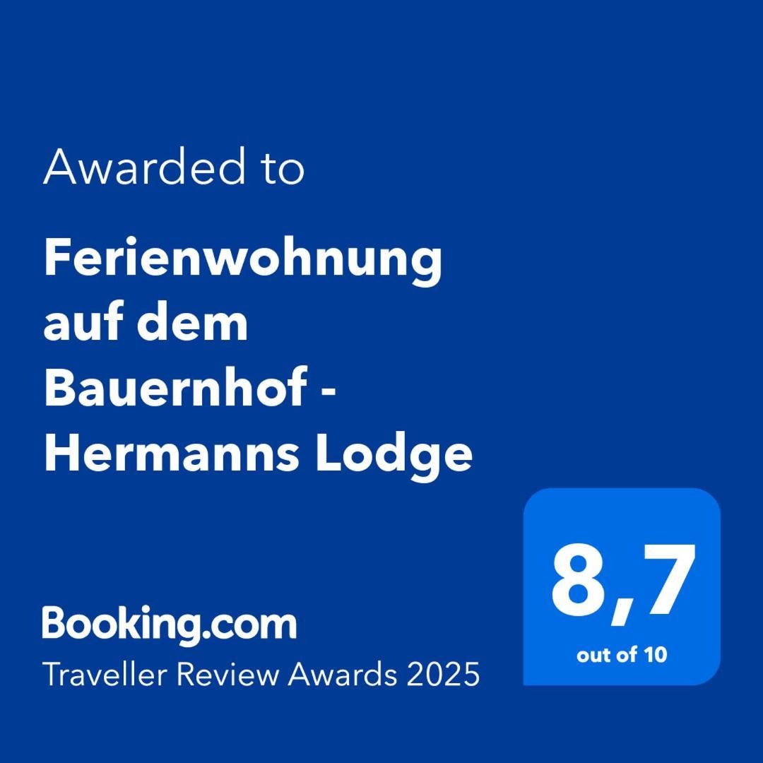 Ferienwohnung Auf Dem Bauernhof - Hermanns Lodge Strassenhaus Esterno foto